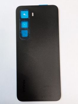 Задняя крышка корпуса Infinix Hot 60i 4G X6728, X6728B черная Оригинал