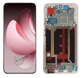 Дисплей Oppo Reno 13 Pro 5G CPH2697 с сенсором (тачскрином) черный с рамкой Оригинал