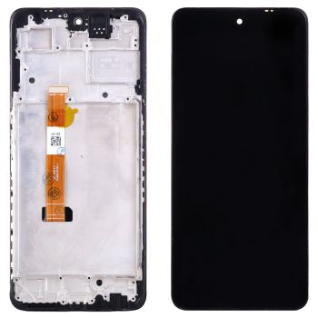 Дисплей Oppo A98 5G CPH2529 с сенсором (тачскрином) черный с рамкой Оригинал