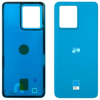 Задняя крышка корпуса Motorola XT2307, XT2307-1 Moto Edge 40 Neo синяя Оригинал