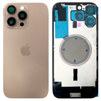 Задняя крышка корпуса Apple iPhone 16 Pro Max A3296, A3084, A3295, A3297 золотая
