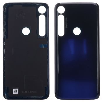 Задняя крышка корпуса Motorola XT2019 G8 Plus синяя Оригинал