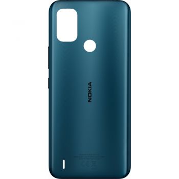 Задняя крышка корпуса Nokia C21 Plus TA-1433, TA-1431, TA-1426, TA-1424 синяя Оригинал
