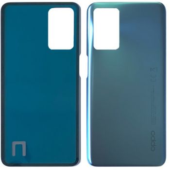 Задняя крышка корпуса Oppo A16 CPH2269. Oppo A16s CPH2271 голубая Оригинал