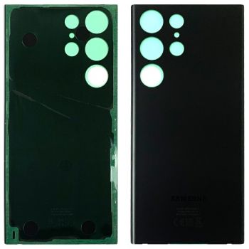 Задняя крышка корпуса Samsung S918 (SM-S918B, SM-S918B/DS) Galaxy S23 Ultra черная Оригинал