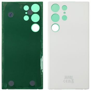 Задняя крышка корпуса Samsung S918 (SM-S918B, SM-S918B/DS) Galaxy S23 Ultra белая Оригинал