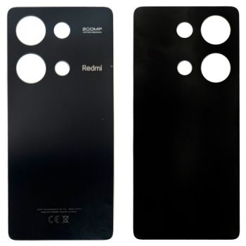Задняя крышка корпуса Xiaomi Redmi Note 13 Pro 4G 23117RA68G черная Оригинал