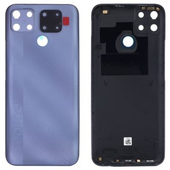 Задняя крышка корпуса Realme C25 RMX3193, RMX3191. Realme C25s RMX3195, RMX3197 синяя Оригинал