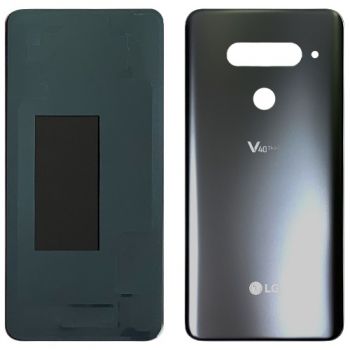 Задняя крышка корпуса LG V40 ThinQ V405, V409 серая Оригинал