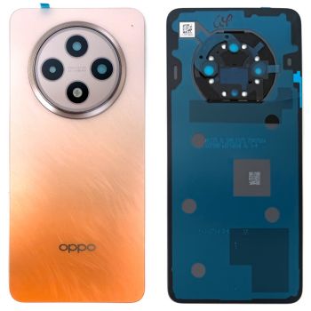 Задняя крышка корпуса Oppo Reno 12FS CPH2637. Oppo Reno 12F 5G оранжевая Оригинал