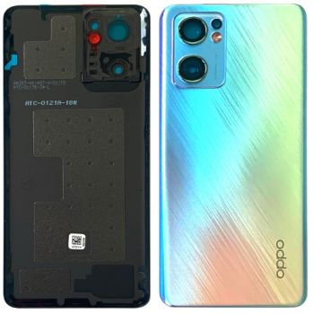 Задняя крышка корпуса Oppo Reno 7 5G CPH2371 синяя Оригинал