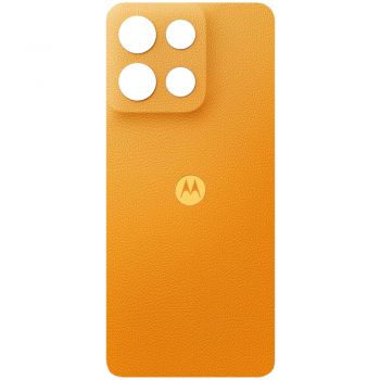 Задняя крышка корпуса Motorola XT2521, XT2521-3 Moto G15. XT2521, XT2521-5, Moto G15 Power оранжевая Оригинал