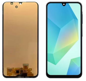 Дисплей Samsung A165, A166 (SM-A165F, SM-A165F/DS, SM-A166B, SM-A166B/DS) Galaxy A16 5G с сенсором (тачскрином) черный OLED
