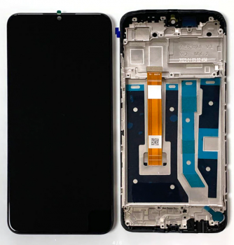 Дисплей Oppo A17 CPH2477. Oppo A17k CPH2471 с сенсором (тачскрином) черный с рамкой Оригинал