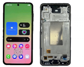 Дисплей Samsung A366 (SM-A366B, SM-A366B/DS) Galaxy A36 5G с сенсором (тачскрином) черный с рамкой Оригинал