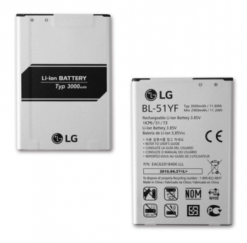 Аккумулятор (батарея) для LG G4 H540 G4 Stylus, h630, h634, h635, h740, h810, h811, h815, h818N, f500, k600, x19 BL-51YF Оригинал