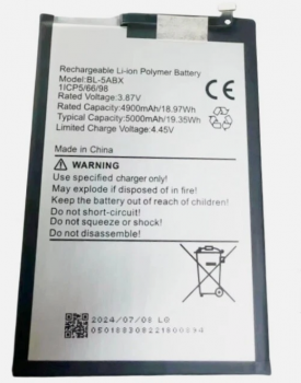 Аккумулятор (батарея) Infinix Hot 50i X6531, X6531B. Infinix Hot 50 5G X6720 BL-5ABX 5000mAh Оригинал