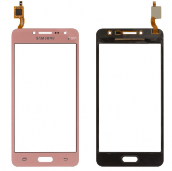 Сенсор (тачскрин) для Samsung G532 Galaxy J2 Prime розовый Оригинал