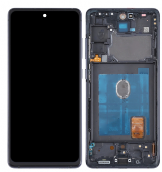 Дисплей Samsung G780, G781 (SM-G780F, SM-G780F/DSM, SM-G781B, SM-G781B/DS) Galaxy S20 FE с сенсором (тачскрином) черный с рамкой OLED