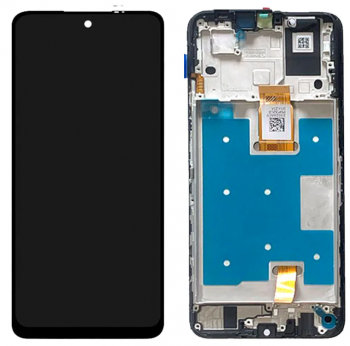 Дисплей Huawei Honor X7a RKY-LX1, RKY-LX2, RKY-LX3 с сенсором (тачскрином) черный с рамкой Оригинал
