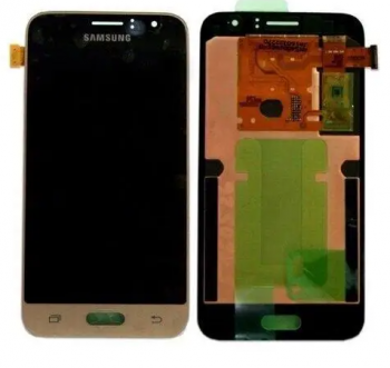 Дисплей (LCD) Samsung J120H Galaxy J1 (2016) TFT (подсветка Оригинал) с сенсором золотой