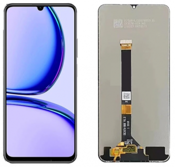 Дисплей Realme C53 RMX3760 с сенсором (тачскрином) черный Оригинал
