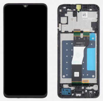 Дисплей Samsung A057 (SM-A057G, SM-A057F, SM-A057G/DS, SM-A057F/DS) Galaxy A05s с сенсором (тачскрином) черный с рамкой Оригинал