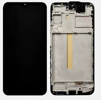 Дисплей Samsung A256 (SM-A256E, SM-A256E/DS) Galaxy A25 5G с сенсором (тачскрином) черный с рамкой OLED