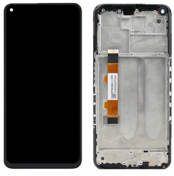 Дисплей Xiaomi Redmi Note 9T J22, M2007J22G с сенсором (тачскрином) черный с рамкой Оригинал
