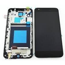 Дисплей (LCD) LG H791 Nexus 5X с сенсором черный + рамка