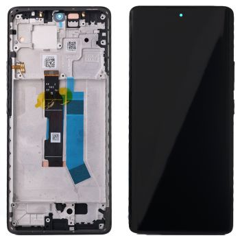 Дисплей Xiaomi Redmi Note 14 Pro 4G 24116RACCG с сенсором (тачскрином) черный с рамкой OLED