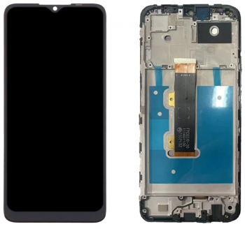 Дисплей Nokia G22 TA-1528, TA-1516 с сенсором (тачскрином) черный с рамкой Оригинал