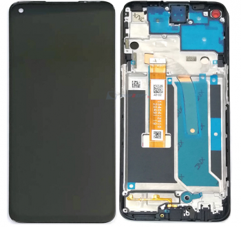 Дисплей OnePlus Nord N10 5G BE2029, BE2025, BE2026, BE2028 с сенсором (тачскрином) черный с рамкой Оригинал