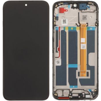 Дисплей Oppo A6 CPH2817, CPH2831 с сенсором (тачскрином) черный с рамкой Оригинал