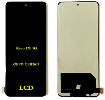 Дисплей Oppo Reno 12FS CPH2637. Oppo Reno 12F 5G. Oppo Reno 12F 4G CPH2687 с сенсором (тачскрином) черный TFT