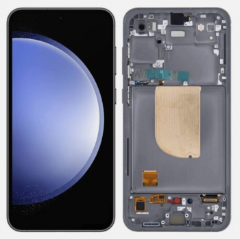 Дисплей Samsung S711 (SM-S711B, SM-S711B/DS) Galaxy S23 FE с сенсором (тачскрином) черный с рамкой TFT