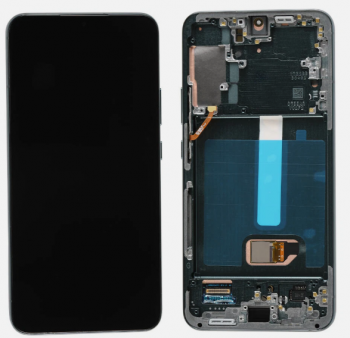 Дисплей Samsung S906 (SM-S906B, SM-S906B/DS) Galaxy S22 Plus 5G с сенсором (тачскрином) черный с рамкой Оригинал