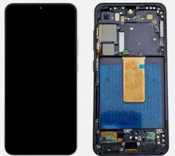 Дисплей Samsung S911 (SM-S911B, SM-S911B/DS) Galaxy S23 с сенсором (тачскрином) черный с рамкой TFT
