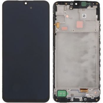 Дисплей Samsung A165 (SM-A165F, SM-A165F/DS) Galaxy A16 4G с сенсором (тачскрином) черный с рамкой OLED