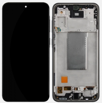 Дисплей Samsung A366 (SM-A366B, SM-A366B/DS) Galaxy A36 5G с сенсором (тачскрином) черный с рамкой TFT