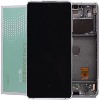 Дисплей Samsung G780, G781 (SM-G780F, SM-G780F/DSM, SM-G781B, SM-G781B/DS) Galaxy S20 FE с сенсором (тачскрином) черный с рамкой Оригинал