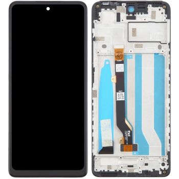 Дисплей Tecno Spark 10 Pro KI7 с сенсором (тачскрином) черный с рамкой Оригинал