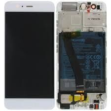 Дисплей (LCD) Huawei P10 (VTR-L09, VTR-L29) с сенсором белый + рамка