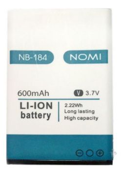 Аккумулятор (батарея) Nomi i184 NB-184 600mAh Оригинал