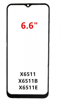Стекло сенсорного экрана Infinix Smart 6 X6511, X6511B, X6511E черное Оригинал