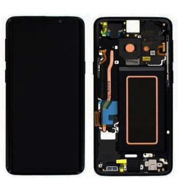 Дисплей Samsung G960 (SM-G960F, SM-G960F/DS) Galaxy S9 с сенсором (тачскрином) черный с рамкой Оригинал