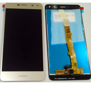 Дисплей Huawei Y6 2017, Nova Young MYA-L41, MYA-L11 с сенсором (тачскрином) золотой