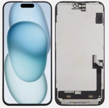 Дисплей Apple iPhone 15 Plus A3094, A2847, A3093, A3096 с сенсором (тачскрином) черный TFT