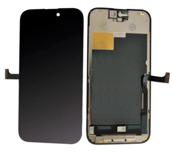 Дисплей Apple iPhone 15 Pro A2848, A3101, A3102, A3104 с сенсором (тачскрином) черный TFT