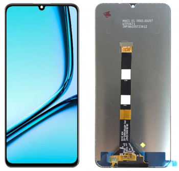 Дисплей Realme Note 50 RMX3834 с сенсором (тачскрином) черный Оригинал